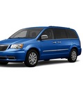 chrysler town and country 2012 lt  blue van touring l flex fuel 6 cylinders front wheel drive automatic 77388