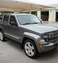 jeep liberty 2012 gray suv jet edition gasoline 6 cylinders 4 wheel drive 4 speed automatic 76087