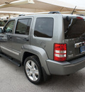 jeep liberty 2012 gray suv jet edition gasoline 6 cylinders 4 wheel drive 4 speed automatic 76087