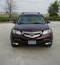 acura mdx 2007 dk  red suv w tech pckg gasoline 6 cylinders all whee drive automatic 76137