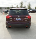 acura mdx 2007 dk  red suv w tech pckg gasoline 6 cylinders all whee drive automatic 76137