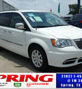 chrysler town and country 2012 white van touring l flex fuel 6 cylinders front wheel drive automatic 77388