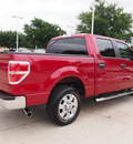 ford f 150 2011 red xlt gasoline 6 cylinders 2 wheel drive automatic 76011