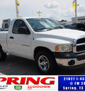 dodge ram pickup 1500 2003 white st gasoline 6 cylinders rear wheel drive automatic 77388