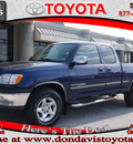 toyota tundra 2001 dk  blue pickup truck sr5 gasoline 8 cylinders dohc rear wheel drive automatic with overdrive 76011