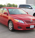 toyota camry 2010 red sedan le gasoline 4 cylinders front wheel drive automatic with overdrive 77074