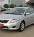 toyota corolla 2010 silver sedan le gasoline 4 cylinders front wheel drive automatic with overdrive 77074