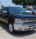 chevrolet silverado 1500 2012 black flex fuel 8 cylinders 2 wheel drive automatic 75075