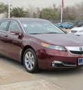 acura tl 2012 dk  red sedan w tech gasoline 6 cylinders front wheel drive automatic with overdrive 77074