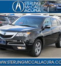 acura mdx 2012 black suv w tech gasoline 6 cylinders all whee drive automatic with overdrive 77074