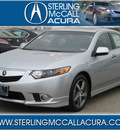 acura tsx 2012 silver sedan w special gasoline 4 cylinders front wheel drive 6 speed manual 77074