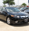 acura tsx 2012 black sedan w tech gasoline 4 cylinders front wheel drive automatic with overdrive 77074