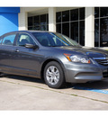 honda accord 2012 dk  gray sedan lx p gasoline 4 cylinders front wheel drive automatic 77339