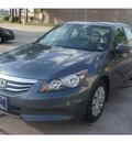 honda accord 2012 dk  gray sedan lx gasoline 4 cylinders front wheel drive automatic 77339