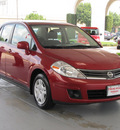 nissan versa 2011 dk  red sedan 1 8 s gasoline 4 cylinders front wheel drive automatic with overdrive 77477