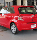toyota yaris 2008 red hatchback gasoline 4 cylinders front wheel drive 5 speed manual 77477