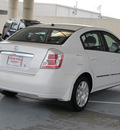 nissan sentra 2010 white sedan 2 0 s gasoline 4 cylinders front wheel drive cont  variable trans  77477