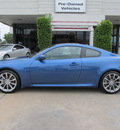 infiniti g37 2008 dk  blue coupe sport gasoline 6 cylinders rear wheel drive shiftable automatic 77477
