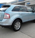 ford edge 2008 lt  blue suv limited gasoline 6 cylinders front wheel drive 6 speed automatic 77026
