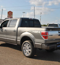 ford f 150 2012 gray platinum gasoline 6 cylinders 4 wheel drive automatic 78523