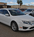 ford fusion 2010 white sedan sel flex fuel 6 cylinders front wheel drive automatic 78550