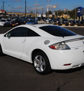 mitsubishi eclipse 2008 white hatchback gasoline 4 cylinders front wheel drive 5 speed manual 76087
