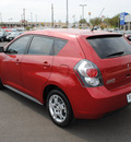 pontiac vibe 2009 red wagon gasoline 4 cylinders front wheel drive 5 speed manual 76087