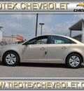 chevrolet cruze 2012 gold sedan ls gasoline 4 cylinders front wheel drive automatic 78521