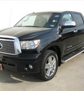 toyota tundra 2010 black limited gasoline 8 cylinders 2 wheel drive automatic 78577