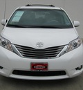 toyota sienna 2011 white van xle gasoline 6 cylinders front wheel drive automatic 78577