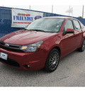 ford focus 2011 sangria red sedan sport ses gasoline 4 cylinders front wheel drive automatic 77532
