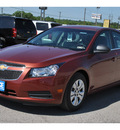 chevrolet cruze 2012 brown sedan ls gasoline 4 cylinders front wheel drive automatic 78064
