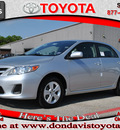 toyota corolla 2011 silver sedan le gasoline 4 cylinders front wheel drive automatic 76011
