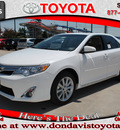 toyota camry 2012 white sedan xle gasoline 4 cylinders front wheel drive automatic 76011