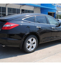 honda crosstour 2012 black wagon gasoline 6 cylinders front wheel drive 5 speed automatic 77025