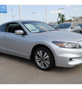 honda accord 2012 silver coupe gasoline 4 cylinders front wheel drive 5 speed automatic 77025