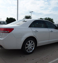 lincoln mkz 2012 white sedan gasoline 6 cylinders front wheel drive automatic 76011