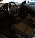 mazda mazda3 2009 black sedan i touring value gasoline 4 cylinders front wheel drive 5 speed manual 75062