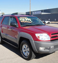 toyota 4runner 2003 red suv sr5 gasoline 6 cylinders rear wheel drive automatic 79925