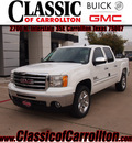 gmc sierra 1500 2012 white sle flex fuel 8 cylinders 2 wheel drive automatic 75007