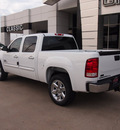 gmc sierra 1500 2012 white sle flex fuel 8 cylinders 2 wheel drive automatic 75007