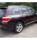 toyota highlander 2012 dk  red suv limited gasoline 6 cylinders front wheel drive automatic 77074