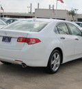 acura tsx 2012 white sedan w tech gasoline 4 cylinders front wheel drive automatic with overdrive 77074