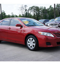 toyota camry 2011 red sedan le gasoline 4 cylinders front wheel drive automatic 77339