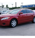 toyota camry 2011 red sedan le gasoline 4 cylinders front wheel drive automatic 77339