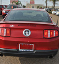 ford mustang 2012 red coupe v6 gasoline 6 cylinders rear wheel drive 6 speed manual trans mt82 78523
