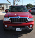 lincoln aviator 2003 red suv gasoline 8 cylinders all whee drive automatic with overdrive 76087