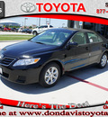 toyota camry 2011 black sedan le gasoline 4 cylinders front wheel drive automatic 76011