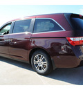 honda odyssey 2012 dk  red van gasoline 6 cylinders front wheel drive 5 speed automatic 77025