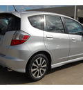 honda fit 2012 silver hatchback sport gasoline 4 cylinders front wheel drive shiftable automatic 77025